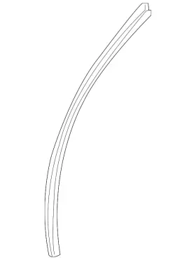 82838-zl10a Nissan Genuine Seal Strip