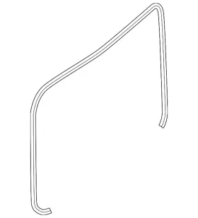 Nissan 90832-1pc1a Genuine Weather-strip On Body