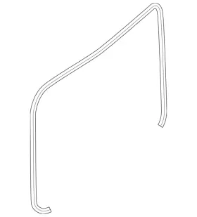 90832-1pc2a Nissan Genuine Weather-strip On Body