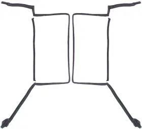 Oer Ws233 T-top Weatherstrip Set 1976-1978 Gm F-body Hurst 1st-design