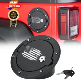 Parfyter Bha025 Locking Fuel Filler Tank Door Black Lock Gas Cover Cap With 1