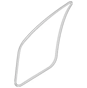 95b-831-721-f Porsche Genuine Weather-strip On Body
