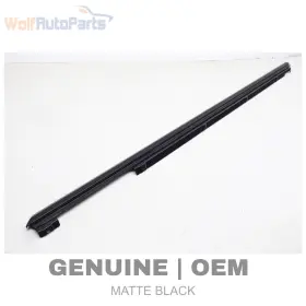97053715501 Porsche 10-16 Panamera 970 - Front Left Exterior Door Window Slot Seal / Trim 97053715501 Porsche 10-16 Panamera 970 - Front Left Exterior Door Window Slot Seal / Trim