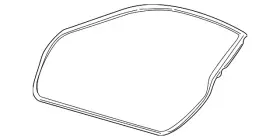 996-537-075-06 Porsche Genuine 1999-2005 911 - Weather-strip On Body