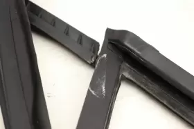 99653753105 Porsche 1997-2004 Boxster - Front Left Door Window Slot Seal / Gasket Inner #2