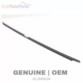 9j1837476a Porsche 20-23 Taycan 4s - Front Right Door Window Slot Seal / Trim Exterior