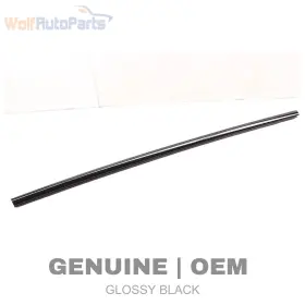 9j1839475e Porsche 20-23 Taycan - Rear Left Exterior Door Window Slot Seal / Trim Molding