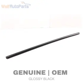 9j1839476e Porsche 20-23 Taycan - Rear Right Exterior Door Window Slot Seal / Trim Molding
