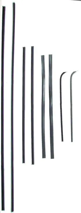 545102 Precision Replacement Parts 1951-1954 Chevy Gmc Truck Chrome Door Felt Kit Window Channel Beltline Molding