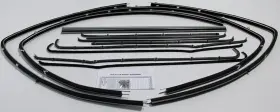 C155c Repops Felt Kit With Clipped Channels For 1955-1957 Gm Deluxe 2-dr Sedans