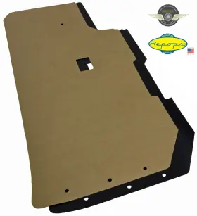 M182 Repops 1971 1972 1973 Ford Mustang Fastback Watershields For Door Panels 2 Pcs