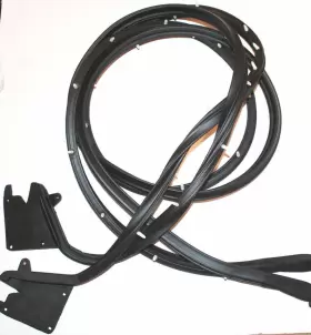 6520530 Repro 6520530/1 New 1966 To 1967 Lincoln Continental 2 Door Hardtop Weatherstrips 7 Piece Set #2