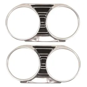 9567chb Restoparts Headlight Bezels For 1967 Chevelle Pair
