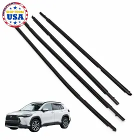 Sphinxparts Tew-14l478-lpp Fit 20-25 Toyota Corolla Cross Xg10 Zsg10 Zvg10 Frt Rr Doors Belt Moulding Outer