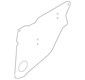 62244sg030 Subaru Genuine Door Shell Seal 62244sg030 Subaru Genuine Door Shell Seal