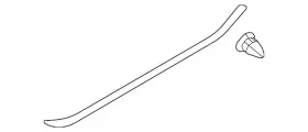 63511an401 Subaru Genuine Door Seal