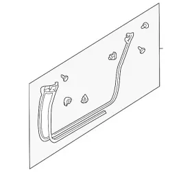 63511fe010 Subaru Genuine Door Weather-strip