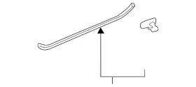 63511sj100 Subaru Genuine Lower Weather-strip