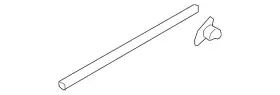 63511xc10a Subaru Genuine Lower Weather-strip