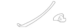 63512an510 Subaru Genuine Lower Weather-strip 63512an510 Subaru Genuine Lower Weather-strip