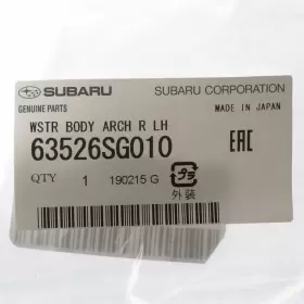 63526sg010 Subaru Oem New 2014-2018 Forester Rubber Seal Left Weather Strip Body