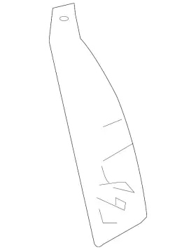 63563ca010 Subaru Genuine 2013-2020 Brz - Lower Weather-strip Cover