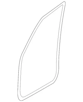 63571fg001 Subaru Genuine Body Weather-strip 63571fg001 Subaru Genuine Body Weather-strip