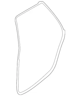 63572ag01ajc Subaru Genuine Weather-strip On Body 63572ag01ajc Subaru Genuine Weather-strip On Body