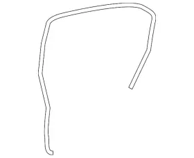 63572fj101 Subaru Genuine Body Weather-strip