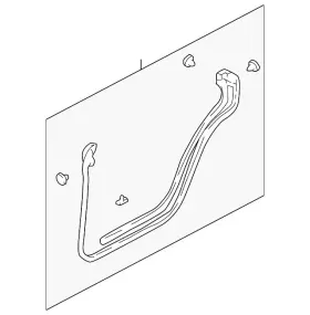 63711fc001 Subaru Genuine Door Weather-strip