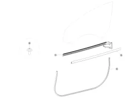 1873572-17-a Tesla Oem Front Door Outer Belt Rh Assembly Model 3 17-23 1873572-17-a Tesla Oem Front Door Outer Belt Rh Assembly Model 3 17-23