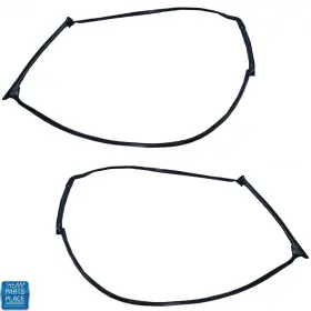Ws12339f The Parts Place Inc. 1993-1902 Camaro / Firebird T-top Door Frame Weatherstrip Seals - Pair New