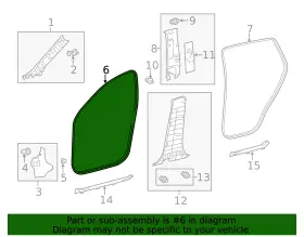 62311-0r060 Toyota Genuine Door Seal #2