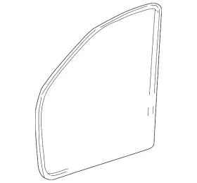 62312-0c030-e1 Toyota Genuine Surround Weather-strip