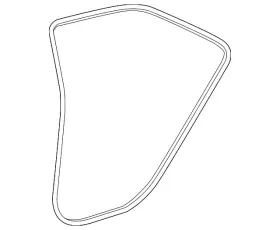 62332-aq010 Toyota Genuine Weather-strip On Body