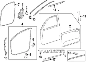 67855-0c030 Toyota Genuine Lower Seal 67855-0c030 Toyota Genuine Lower Seal