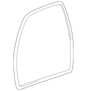 67861-04062 Toyota Genuine Door Seal Right Front