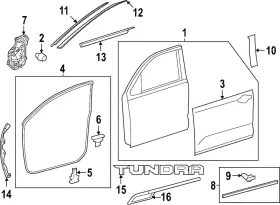 67861-0c050 Toyota Genuine Surround Weather-strip 67861-0c050 Toyota Genuine Surround Weather-strip