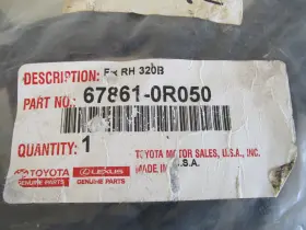 67861-0r050 Toyota Oem New 2019-23 Rav4 Door Weather Strip Seal #3