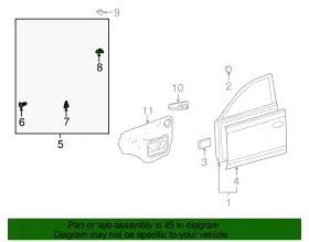 67862-02220 Toyota Genuine Door Weather-strip #2