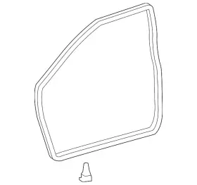 67862-06090 Toyota Genuine Surround Weather-strip