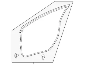 67862-35120 Toyota Genuine Surround Weather-strip