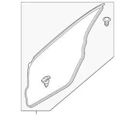 67862-wb002 Toyota Genuine Door Seal 67862-wb002 Toyota Genuine Door Seal