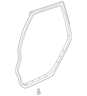 67871-01050 Toyota Genuine Door Weather-strip