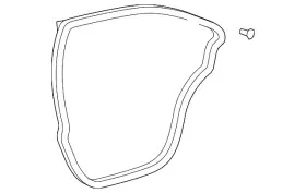 67871-06040 Toyota Genuine Surround Weather-strip