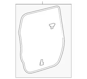 67871-0c050 Toyota Genuine Door Seal
