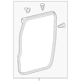 67872-04030 Toyota Genuine Door Weather-strip