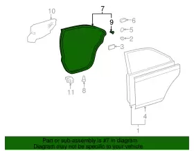 67872-06040 Toyota Genuine Surround Weather-strip #2