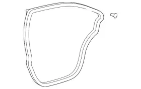 67872-06040 Toyota Genuine Surround Weather-strip