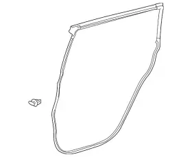 67872-0e050 Toyota Genuine Door Weather-strip 67872-0e050 Toyota Genuine Door Weather-strip